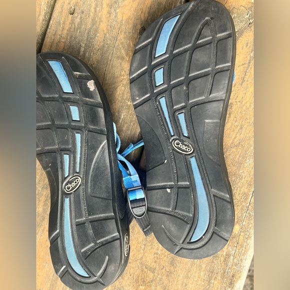Chaco Ecotread Caribbean/Spa Ladies Blue Strappy Sandals- size 6- like new - Picture 6 of 6